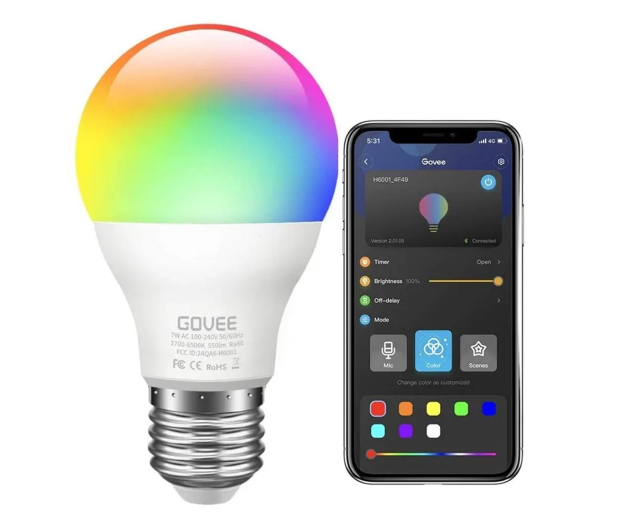 Govee H6003 Inteligentna żarówka Wi-Fi RGBWW - 1060120 - zdjęcie